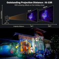 thumbnail image 4 of Christmas Projector Lights Outdoor, 2-in-1 Holiday Projector Waterproof, 4 of 5