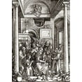thumbnail image 2 of Durer, Albrecht 14x18 Gold Ornate Wood Framed with Double Matting Museum Art Print Titled - Life Of The Virgin 17, 2 of 4