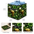 thumbnail image 3 of Saint Patrick's Day Toy Storage Baskets, Foldable with Handle, 10.8"x10.5"x10.6", Large Capacity - Storage Bins for Clothes, 3 of 6
