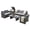 8 Piece(W/height-adjustable table)-Gray, variant on JOIVI 8 Pcs Wicker Patio Furniture Set with 45” Fire Pit Table, Rattan Outdoor Sectional Sofa Conversation Set with Storage Box and 50,000 BTU Gas Fire Pit for Garden, Deck, Backyard, Parties, Gray