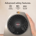 thumbnail image 2 of Vornado VH203 Electric Personal Space Heater with Vortex Circulation, 2 Heat Settings, Fan Only Mode, Heater for Bedroom, Office, and Desk, Champagne, 2 of 5