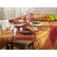 thumbnail image 2 of Holiday Jacquard Warm Thanksgiving Decorative Table Linens Tablecloth (72"x120" Tablecloth), 2 of 2
