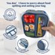 thumbnail image 3 of Caja Bento de 1300 ml, contenedor de alimentos con 4 compartimentos y cubiertos, 3 of 5