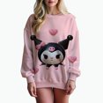 thumbnail image 1 of Sudadera con estampado de Hello Kitty para mujer, sudadera con capucha para mujer de High Street, ropa con estampado Y2K, suéter informal de cuello redondo, 1 of 1