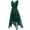 Army Green, variant on Fesfesfes Women Gowns V-Neck Lace Color Block Draped Patchwork Cute Party Evening Formal Dress or