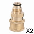 thumbnail image 1 of Adaptador para hidrolavadora,Adaptador convertidor de cobre para hidrolavadora,Piezas de adaptador de manguera de jardín de conexión rápida,Reemplazo de conector rápido para, 1 of 8