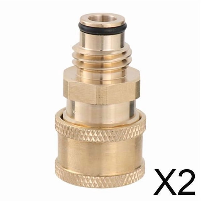 Adaptador para hidrolavadora,Adaptador convertidor de cobre para hidrolavadora,Piezas de adaptador de manguera de jardín de conexión rápida,Reemplazo de conector rápido para