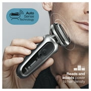 Braun Series 7 7071cc Flex Electric Razor for Men with SmartCare Center, Precision Trimmer, Wet & Dry, Rechargeable, Cordless Foil Shaver, Silver