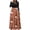 Khaki, variant on IROINNID Christmas Party Dresses for Women Long Sleeve Funny Christmas Print A-Line Flare Dress,Black