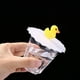 thumbnail image 3 of Tapa de silicona para taza a prueba de polvo reutilizable resistente al calor tapas transparentes (pato) JShteea Libre de BPA, 3 of 7