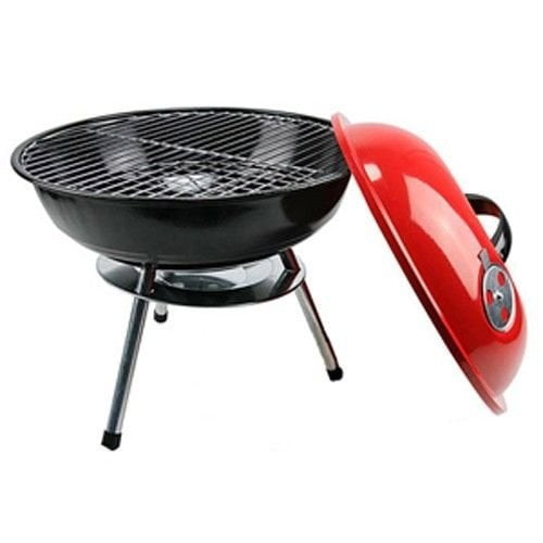 Portable 14 Charcoal Grill Outdoor Bbq Grill Backyard Cooking Stainless Steel Walmart Com Walmart Com