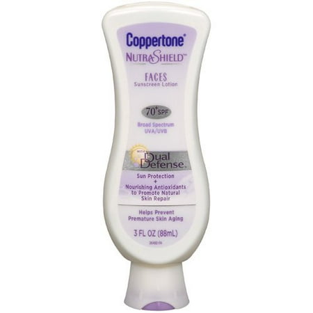 Coppertone Ct Nutrashield Lotion Face Spf 70+