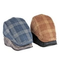 thumbnail image 4 of iHPH7 Newsboy Cap for Men, Scally Cap for Men, Cabbie Hat, Casual Hats for Men, Black One Size, 4 of 4