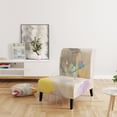 thumbnail image 3 of Designart "Spring Minimalist Confetti I" Upholstered Modern Accent Chair - Arm Chair, 3 of 5