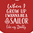 thumbnail image 4 of Inktastic Future Sailor Like Daddy Boys Baby Bib, 4 of 4