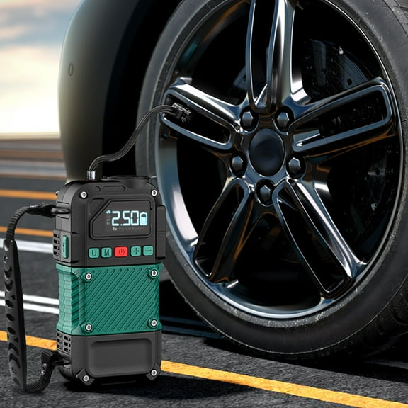 JunYeShi Clearance Wireless Tire Inflator, Car Tyre Inflator, Portable Tire Pump, Electric Compressor, Suitable for All Kinds of Tires, Car Accessories, and Automotive Tools from Walmart