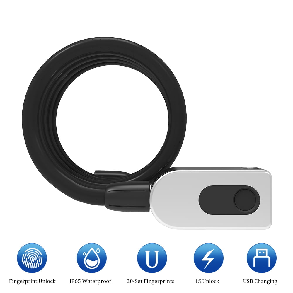 thumbprint bike lock