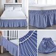 thumbnail image 3 of AUQ Bed Skirt Full Wrap Ruffle Bedskirt Fits Beds Wrap Around Bed Skirt 120*200+38cm, 3 of 3