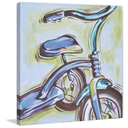 Marmont Hill "Trike" by Reesa Qualia Painting Print on Wrapped Canvas