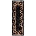 thumbnail image 2 of Safavieh Chelsea Henderson Bordered Wool Runner Rug, Black, 2'6" x 8', 2 of 11