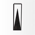 thumbnail image 2 of Pemberly Row Contemporary Large Square Framed 3-D Black Metal Pyramid, 2 of 4