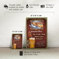 thumbnail image 5 of Aviator Beer, Vintage Sign (12x18 Aluminum Art, Indoor Outdoor Metal Sign Decor), 5 of 5