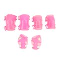 thumbnail image 4 of Knee Elbow Pad Guards, Free Size Roller Skating Protective Gear  For 6-18 Years Old For Outdoor Sports Pink, 4 of 8