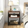 thumbnail image 5 of Tribesigns c0571 Printer Electronic Stand with Storage 3 shelf, Rustic & Black, 5 of 5