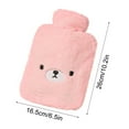 thumbnail image 4 of Msgweeeg Hot Compress Warm Stomach Water Bag Cute Heating Handbag Ideal for Hands Stomach Warmth Relief Soft Plush Cover Portable Winter Comfort Gift for All Ages, 4 of 4