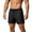 Black, variant on Men Beach Shorts Breathable 2 In 1 Liner Under Layered Athletic Shorts With Layer Comfort Everyday Casual Wear Men Shorts