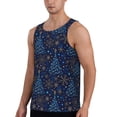 thumbnail image 2 of Lsque Christmas Tree Pattern Mens Tank Tops Muscle Athletic Quick Dry Sleeveless Workout Fitness T Shirts Beach Tank Top, Loose-fit Sleeveless Shirt for Men-3X-Large, 2 of 7