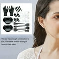 thumbnail image 5 of Ueetek-Hair Dye Bowl and Brush,Hair Dye Tools for DIY Salon Brush Comb Mixing Bowl Salon Tint Tool Set Black, 5 of 12