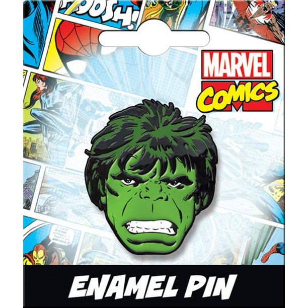 Ata Boy Ata Boy Marvel Comics Incredible Hulk 3 4 Full Color Enamel Pin Walmart Com Walmart Com