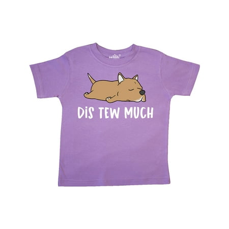 

Inktastic Napping Dis Tew Much Pit Bull Tan Gift Toddler Boy or Toddler Girl T-Shirt