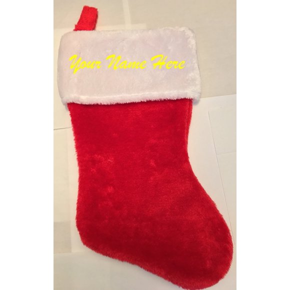 Brazalete de felpa rojo Dyno Seasonal de 17.5 pulgadas de Christmas Stocking