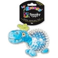 thumbnail image 2 of Spunky Pup Lil Dinosaur Spikey Ball Dog Toy Squeaky Plush for Small Dogs, 2 of 5