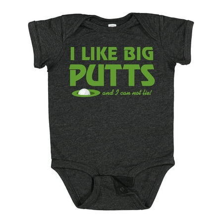 

Inktastic I Like Big Putts Gift Baby Boy or Baby Girl Bodysuit
