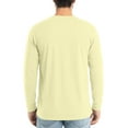 thumbnail image 5 of Dresfit Men's Thermal Shirts Solid Color Big and Tall Tshirts 2025 Stretch Crew Neck Long Sleeve Baseball Tops Fall Basic Slim Fit Button Fashion Khaki M, 5 of 7