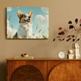 thumbnail image 4 of FCXZI Dog Canvas Print Wall Decorations Ready To Hang Home Art Decor - Perfect Gift Idea for Home and Office Decor 16x12in, 4 of 6