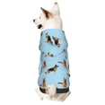 thumbnail image 1 of Fotbe German Shepherd Dog Sudadera con Estampado para Perros Pequeños – Suéter con Capucha para Mascotas, Tela Suave de Forro Polar con Bolsillo-Small, 1 of 7