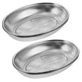 thumbnail image 6 of KAJNBN 2Pcs Silver Egg Shaped Stainless Steel Kitchen Utensil Drying Rack Dishwasher Chopstick Holder 12.2x8.7x2.2in, 6 of 8