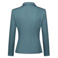 thumbnail image 3 of AZoiNM Women's 2 Piece Pant Suit Set Business Casual One Button Blazer and Trousers Slim Fit Professional Office Outfit, 3 of 9