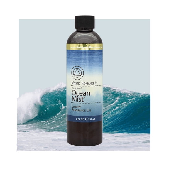 Mystic Romance Premium Fragrance oil scent:  OCEAN MIST 2FL.OZ 60ML