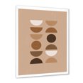 thumbnail image 2 of Designart 'Abstract Moon and Sun Geometric Print II' Modern Framed Art Print, 2 of 4