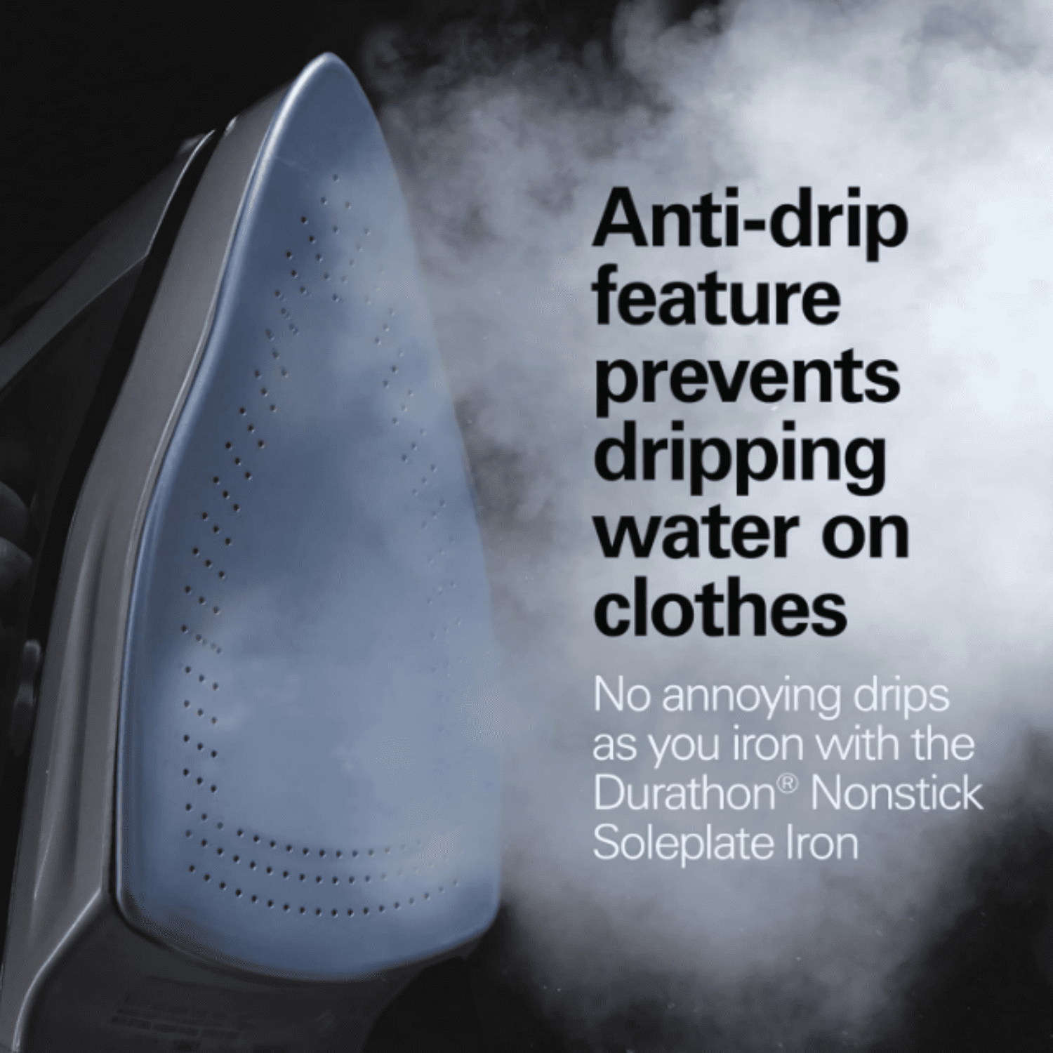 Steam Iron & Vertical Steamer for Clothes with Scratch-Resistant Durathon Soleplate, Digital Temperature Control, 8’ Retractable Cord, 3-Way Auto Shutoff, Anti-Drip, 1700 Watts, Silver