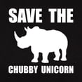 thumbnail image 3 of CafePress - Chubby Unicorn Rhino T Shirt - Women's Traditional Fit Dark T-Shirt, 3 of 4