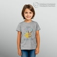 thumbnail image 2 of Girl's Pokemon Pikachu and Eevee Besties with the Birthday Kid Graphic Tee Athletic Heather Medium, 2 of 10