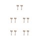 thumbnail image 1 of Sonducket 1 par de pendientes reutilizables con lazo de perla encantadora para mujer, gota para la oreja, aniversario de boda, joyería de graduación, Oro 5piezas Sonducket CBP221745, 1 of 6