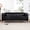 Black, variant on Traditional Square Arm Design | Modern - Decorated Sofa for Any Wall Placement | Experience Refined Style