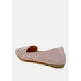 thumbnail image 3 of Olesia Stud Emebllished Ballet Flats, 3 of 10